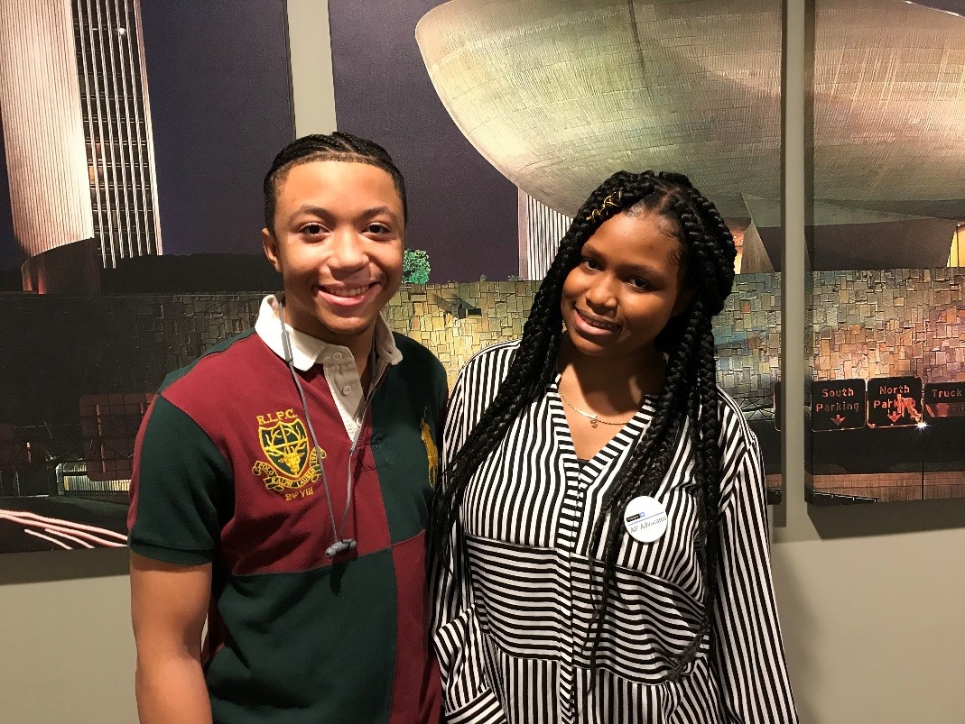 George and Amijahna from Albany High School are both passionate about AP Government and Politics.